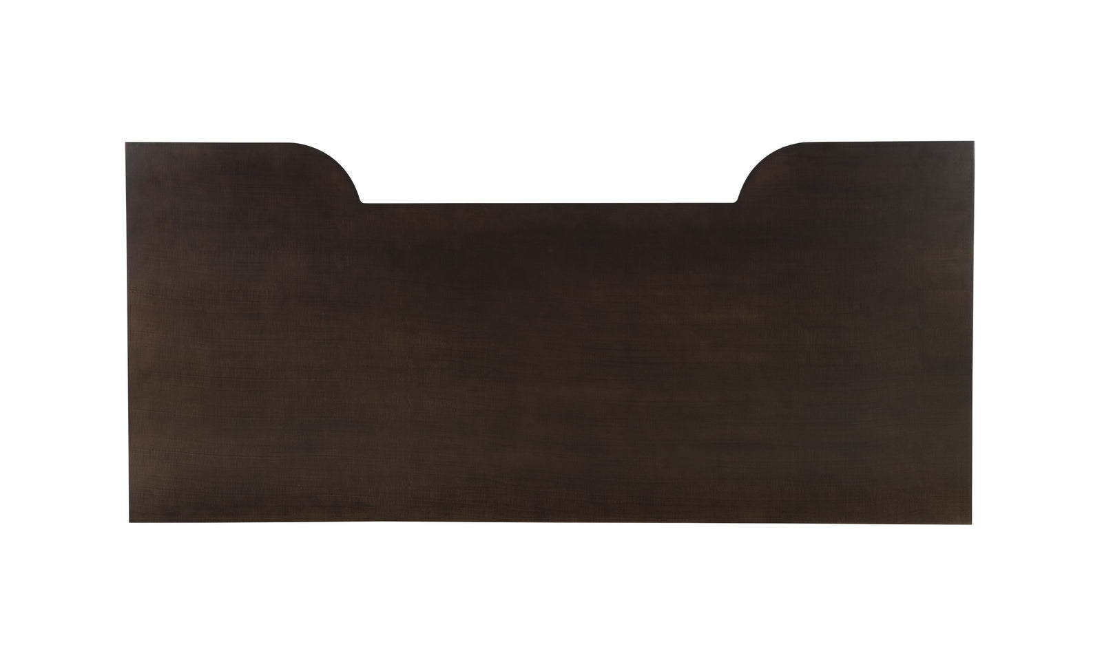 Optional Golden Brass hardware is available. Finished Back for floating. Clearance Below Center Drawer - 25". Clearance 