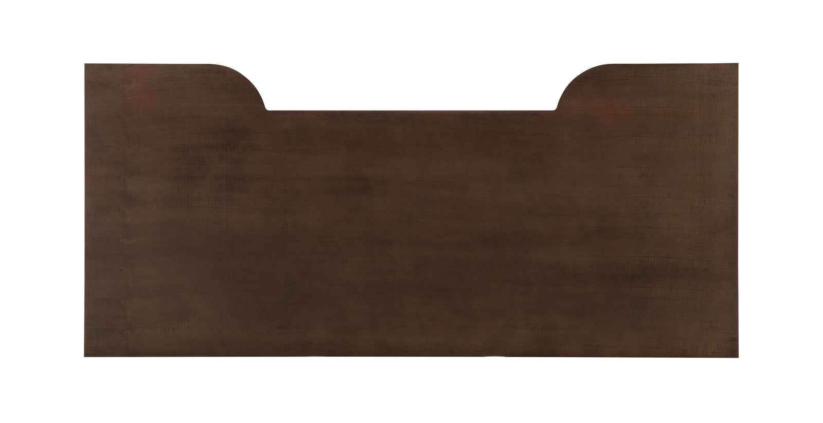 Optional Golden Brass hardware is available. Finished Back for floating. Clearance Below Center Drawer - 25". Clearance 