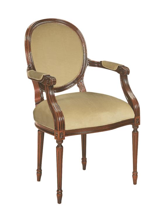 Louis Xvi Dining Arm Chair