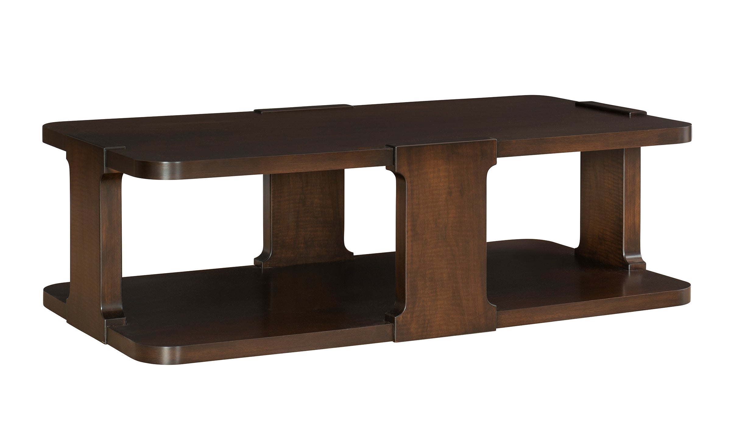 ZITELLI RECT. COCKTAIL TABLE in American Walnut Veneers, American Walnut - Hickory Chair