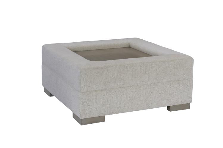 Vistage Wood Top Ottoman/Bumper