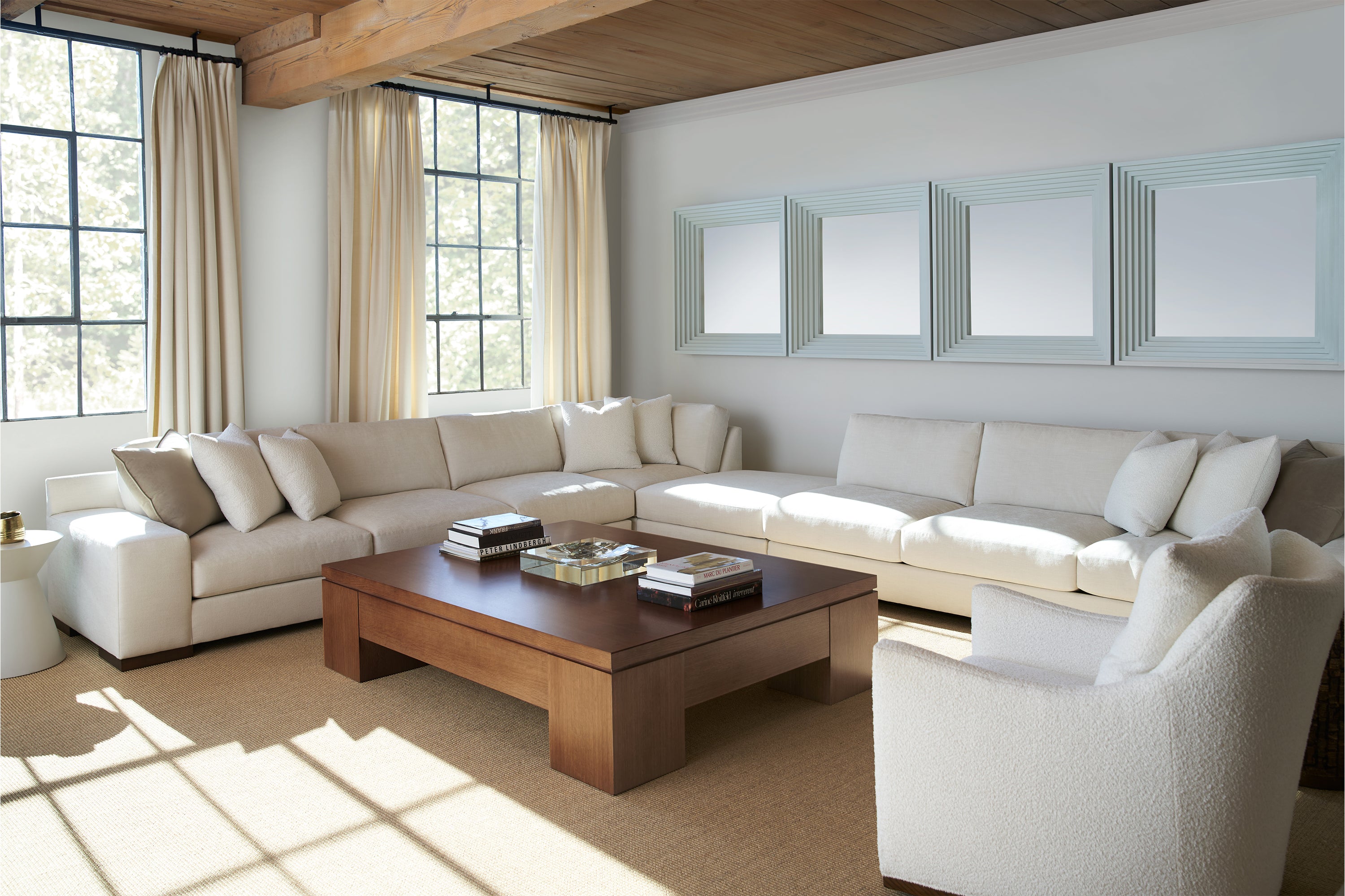 Vistage RAF Sofa in Maple Solids - Hickory Chair