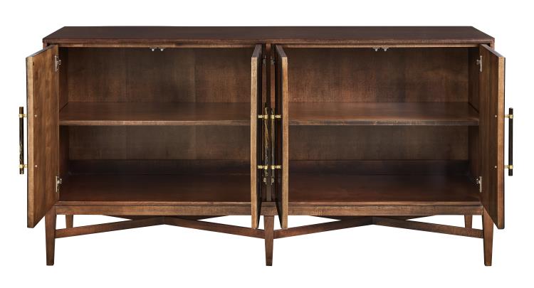TEXTURES FOUR DOOR CREDENZA