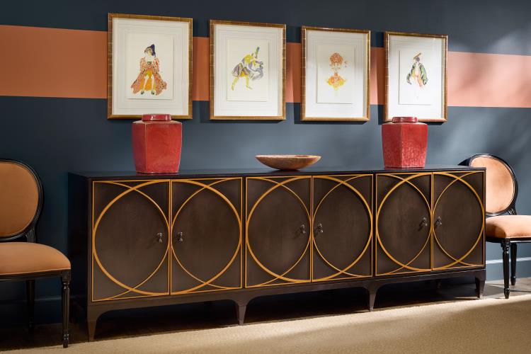 Textures Six Door Credenza