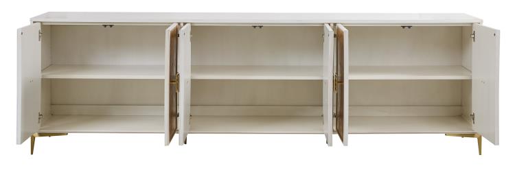 TEXTURES SIX DOOR CREDENZA