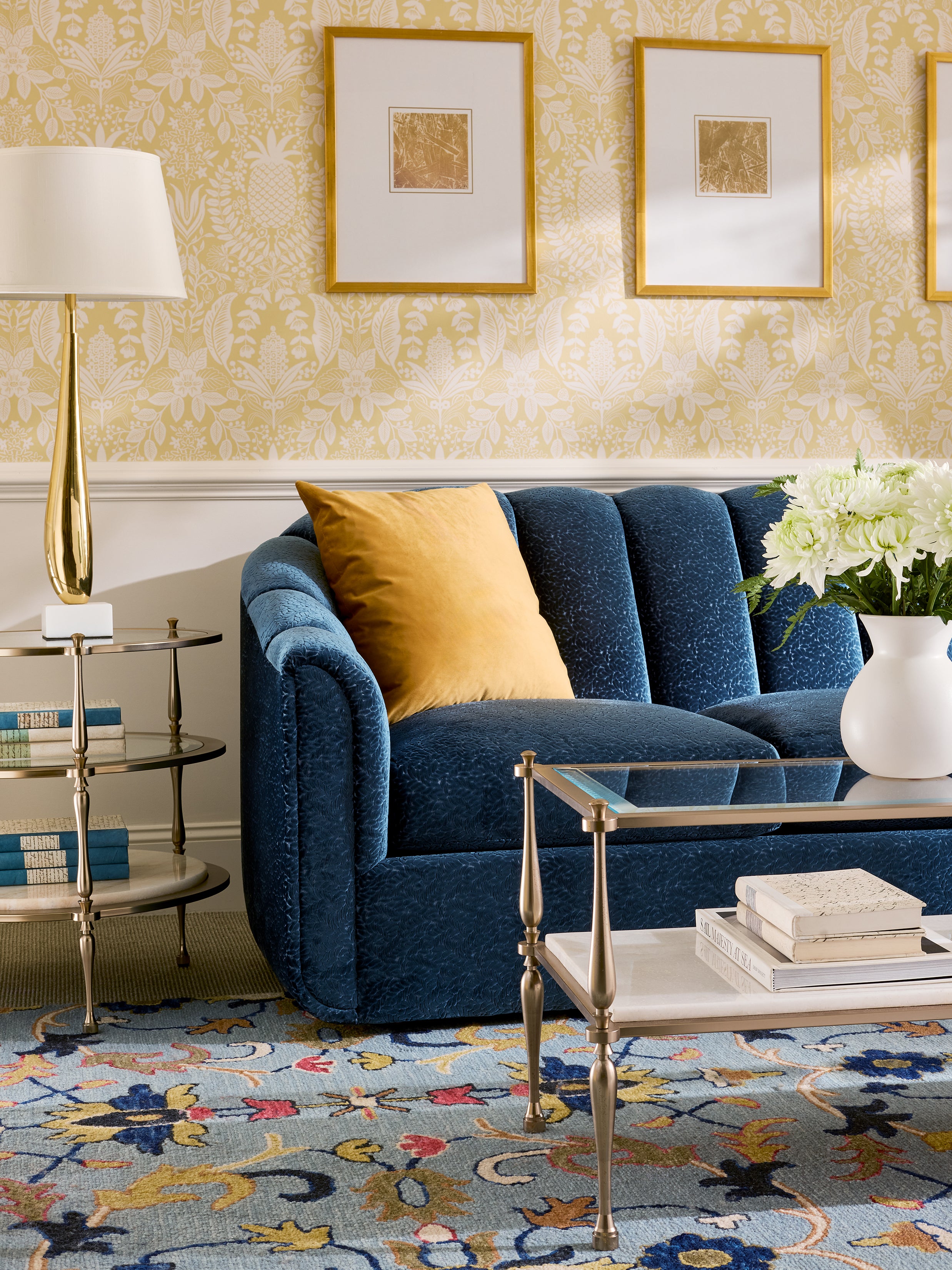 Alessia Curved Sofa - Hickory Chair