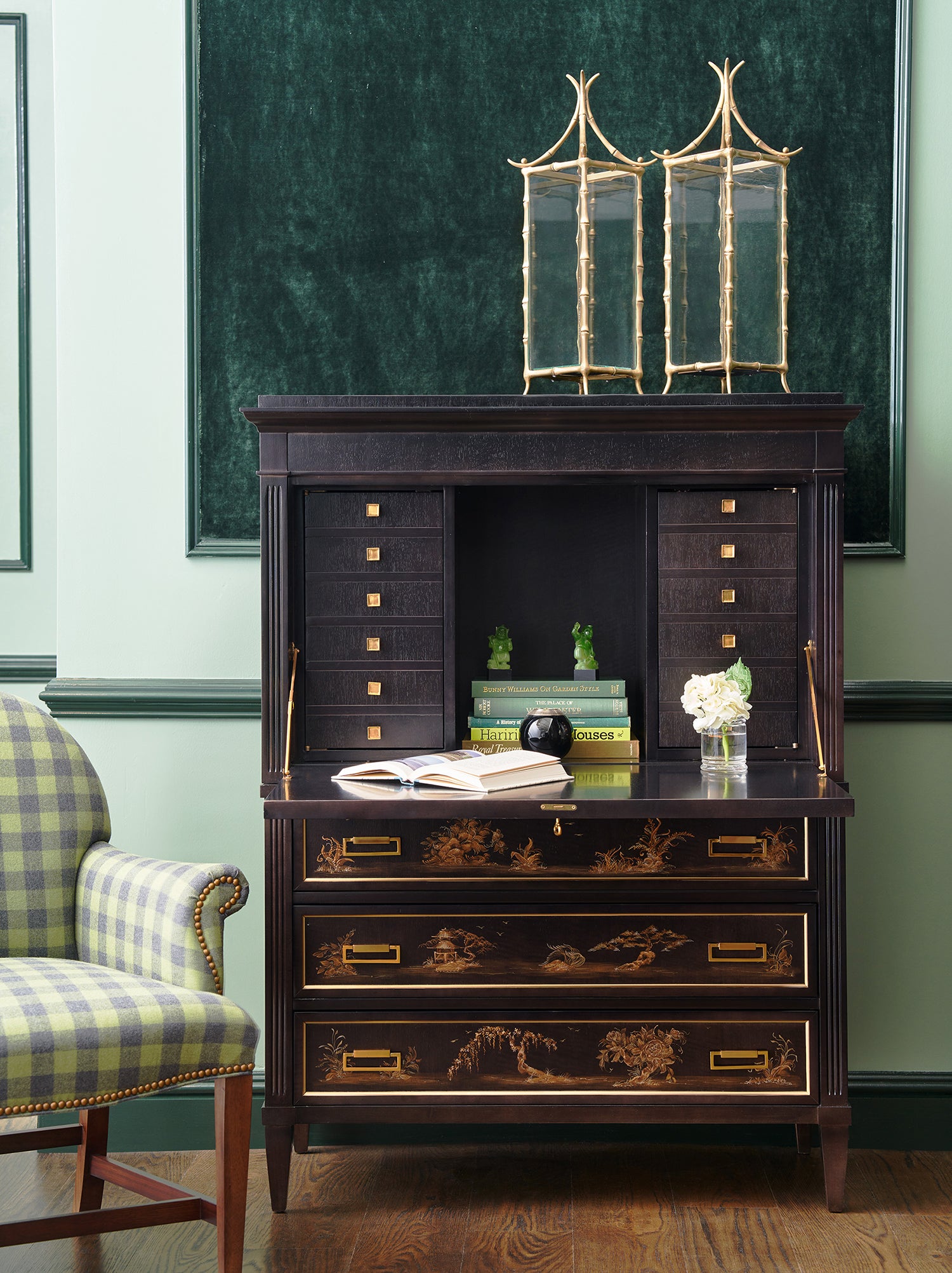ALICE CHEST in Primavera Veneers, Maple Solids - Hickory Chair