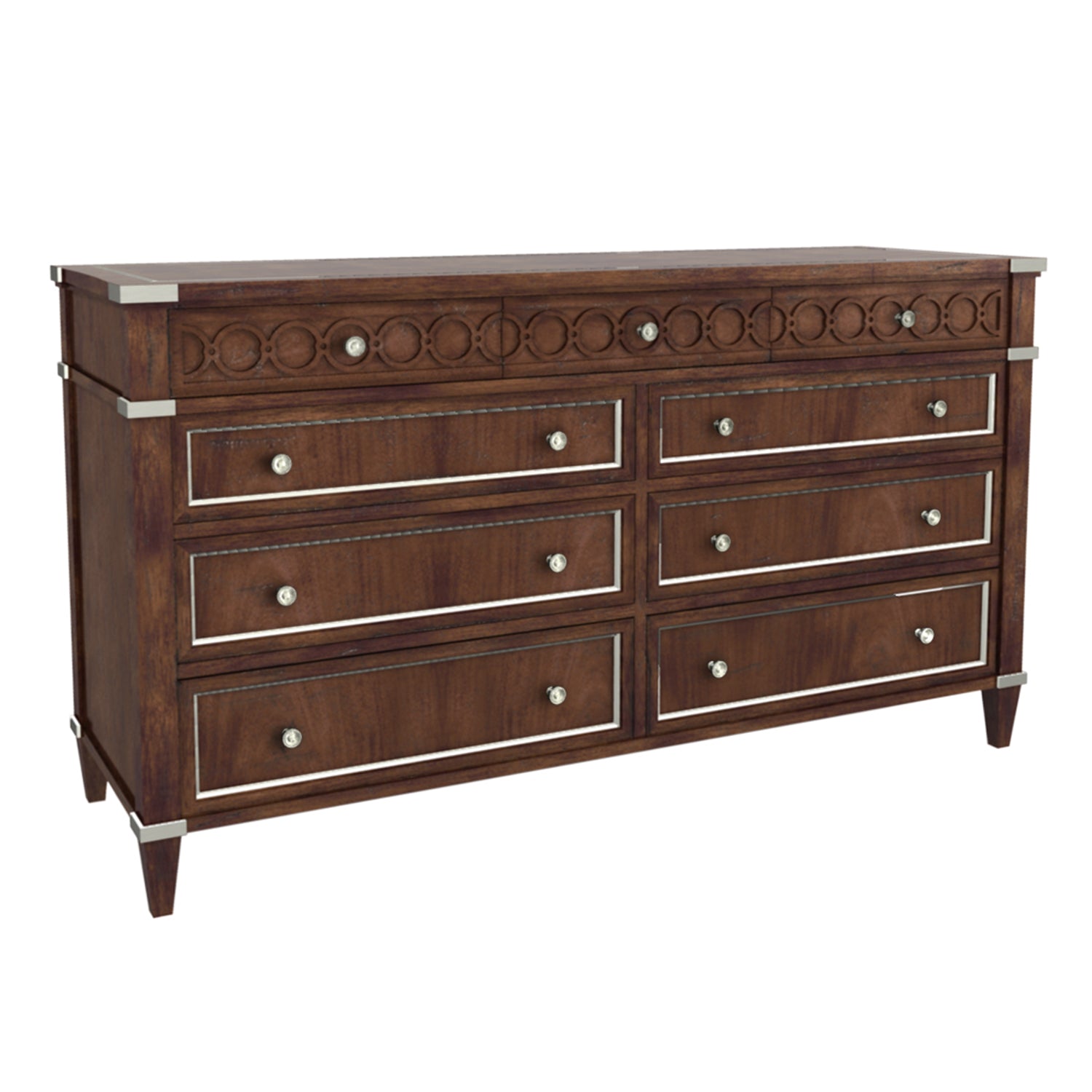 MORTEN DRESSER in Mahogany Veneers, Mahogany Solids - Hickory Chair
