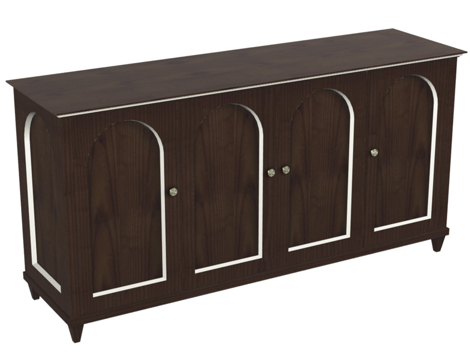 AMELIA SIDEBOARD in Quarter Ash Veneers, Ash Solids - Hickory Chair