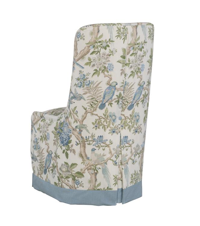 Evelyn Waterfall Skirted Dining Side Chair