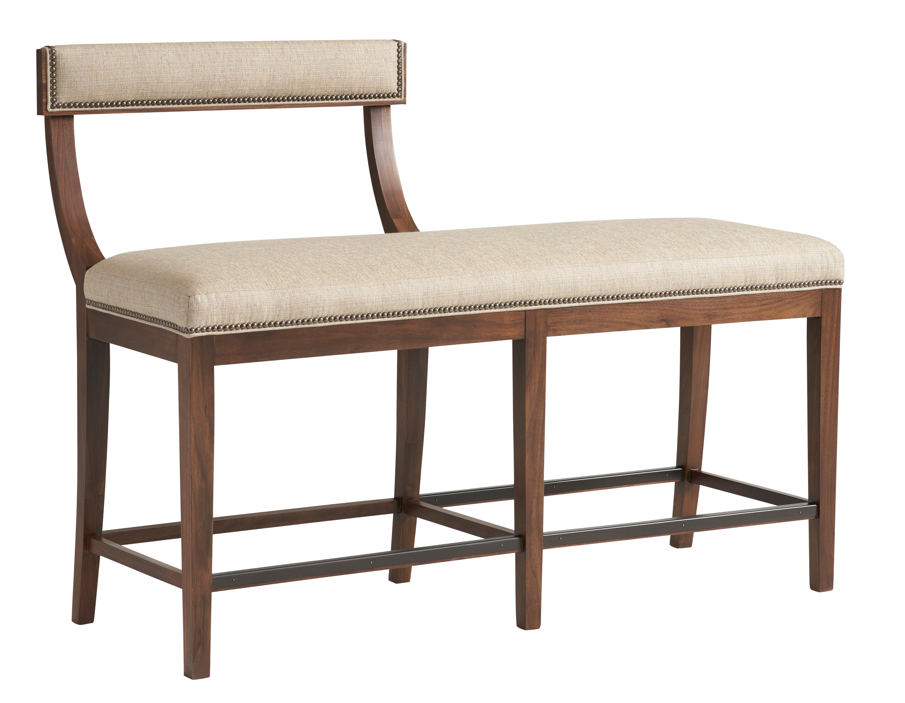 Split Klismos Bench - Lsf in Walnut Solids - Hickory Chair