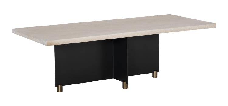 Myles Cocktail Table - Oak Top