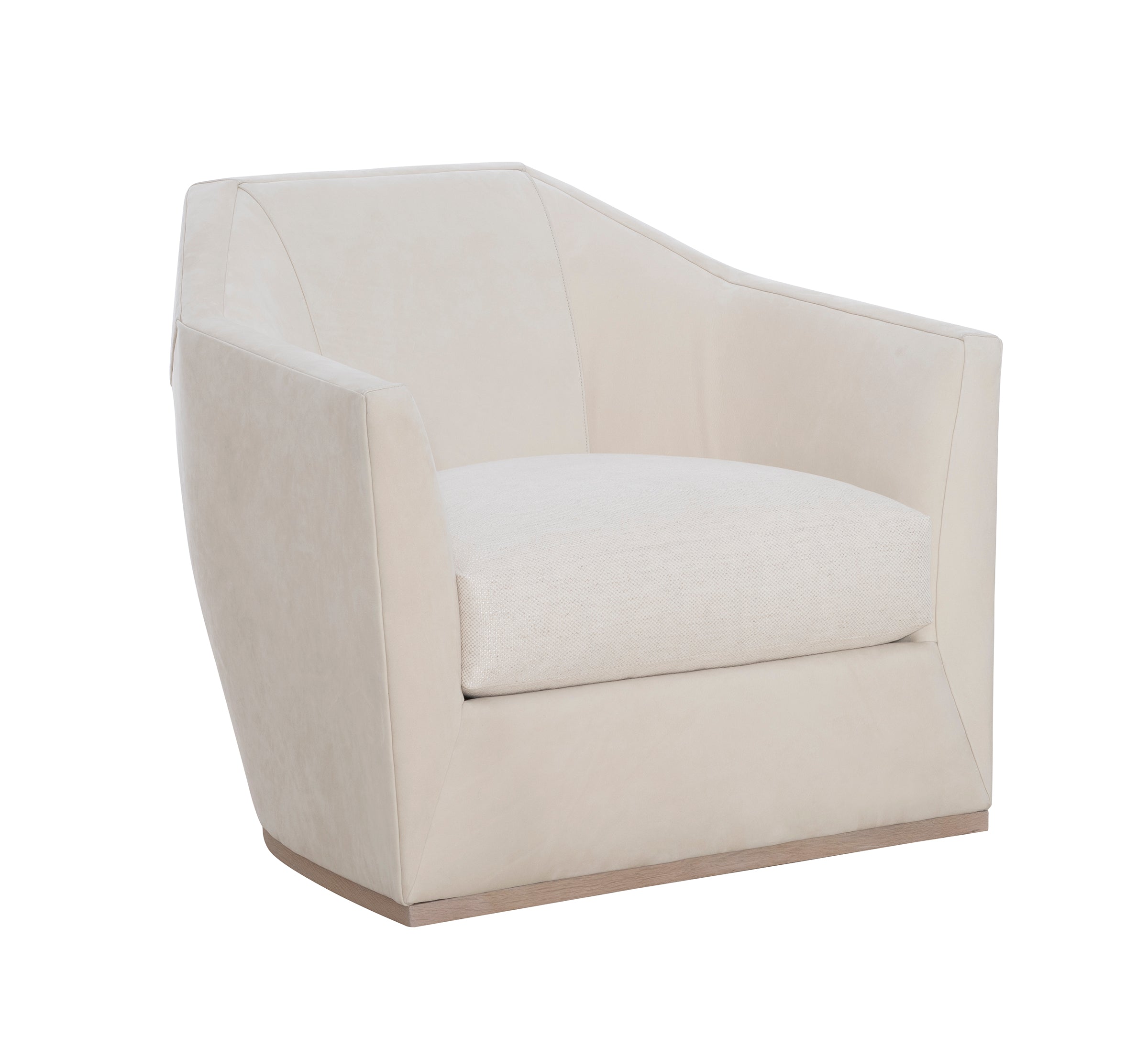 Aiden Swivel Chair in Oak Solids - Hickory Chair