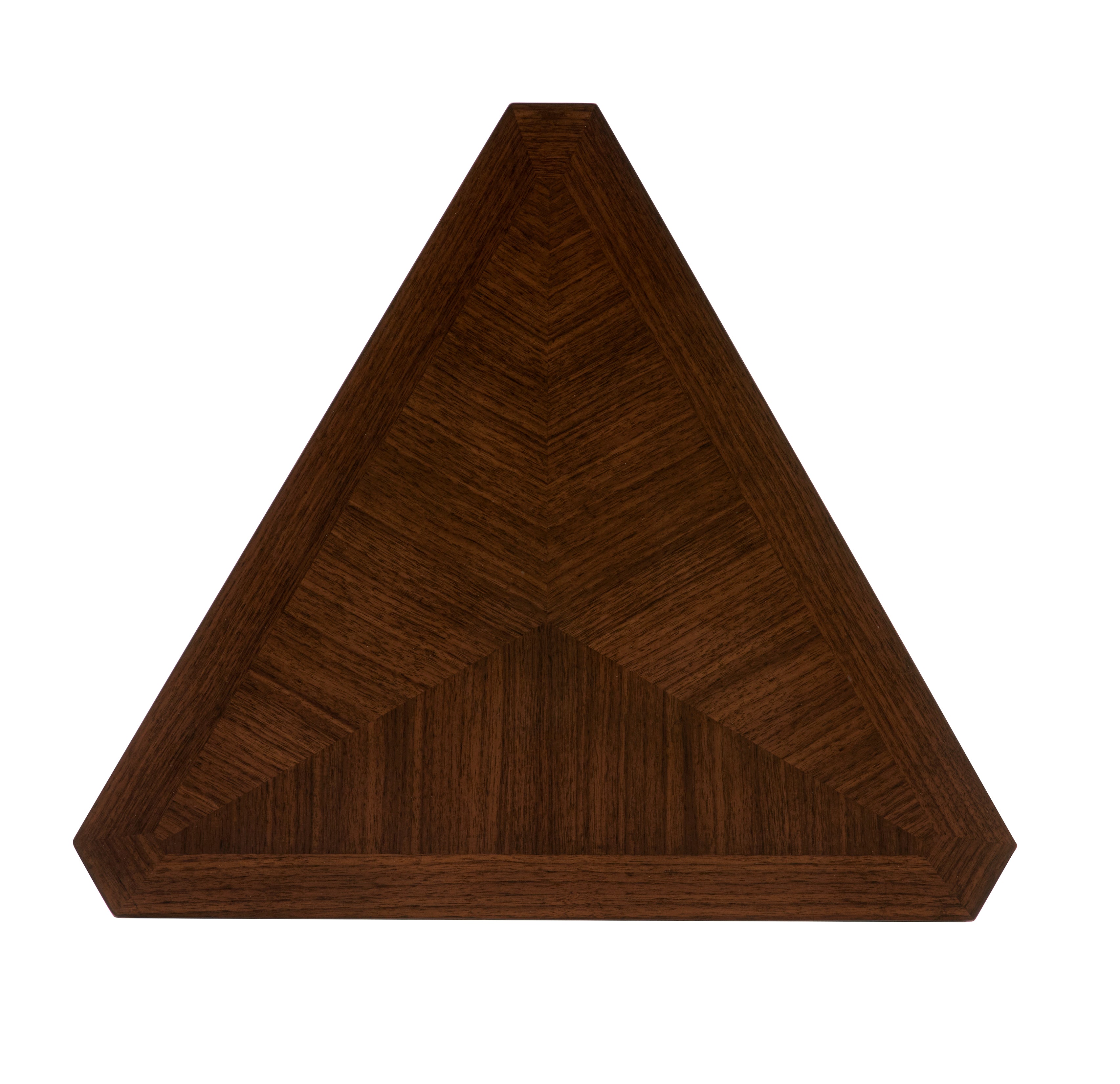 Treble Side Table in Steel, American Walnut Veneers, American Walnut - Hickory Chair