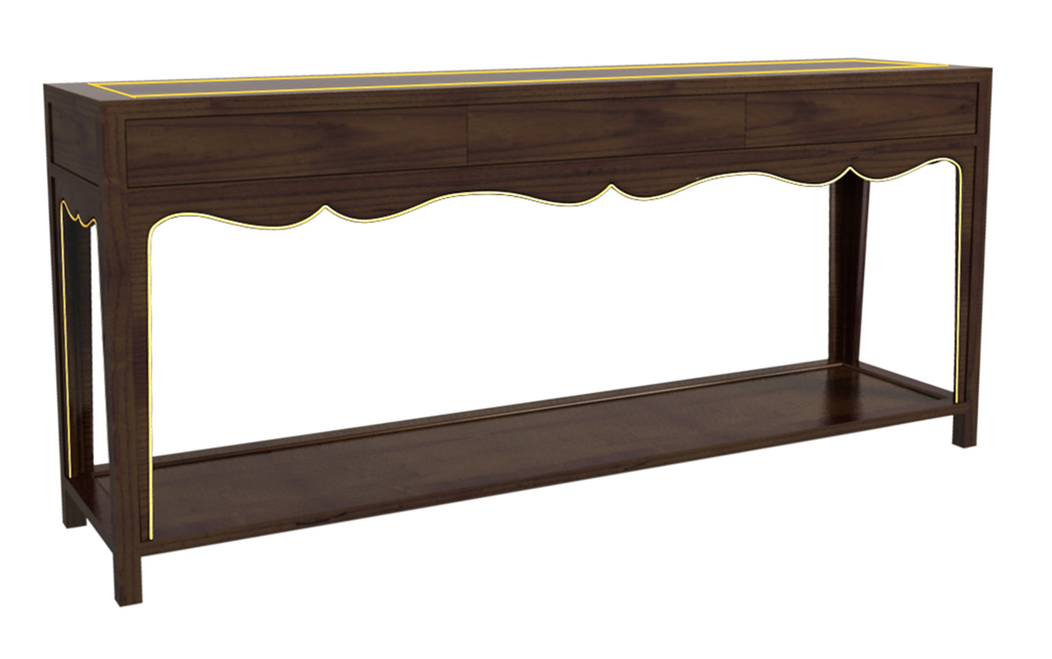 PEONY CONSOLE TABLE in Ash Veneers, Ash Solids - Hickory Chair
