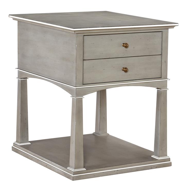 Sauter Side Table Stocked In Weathered Mineral