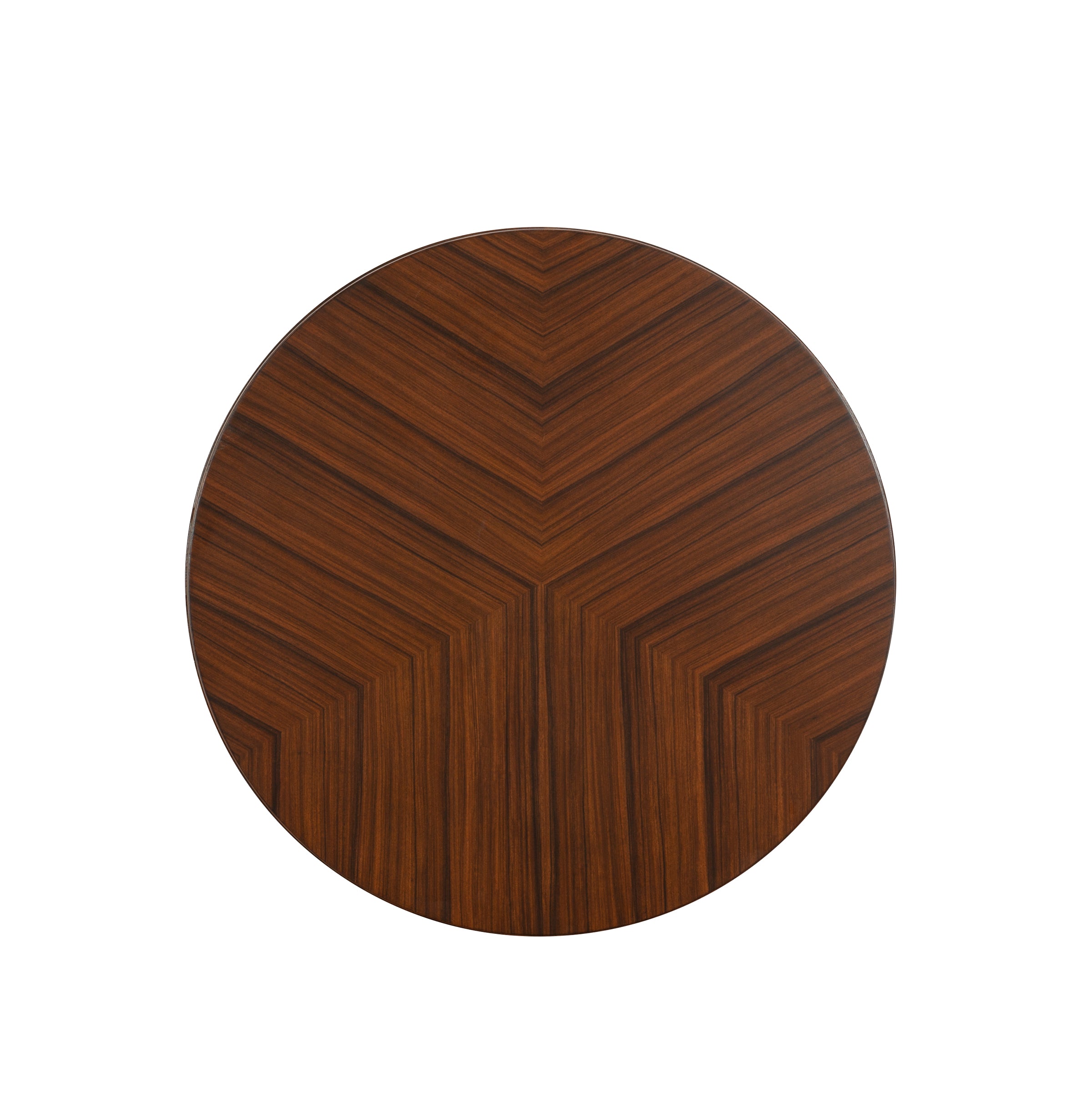 WALES SIDE TABLE STOCKED IN TRUFFLE in Santos Rosewood Veneers, Mahogany Solids - Hickory Chair