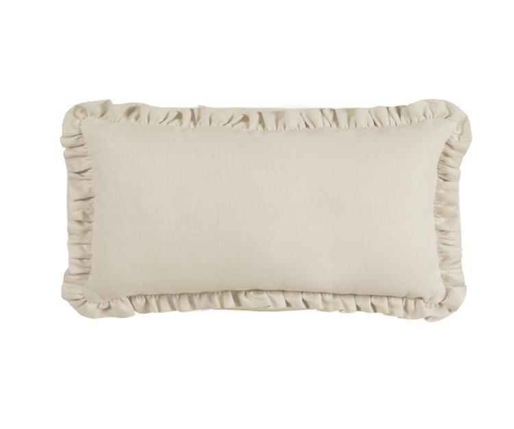 Throw Pillow- 12H X 18.5W Rectangular Knife Edge
