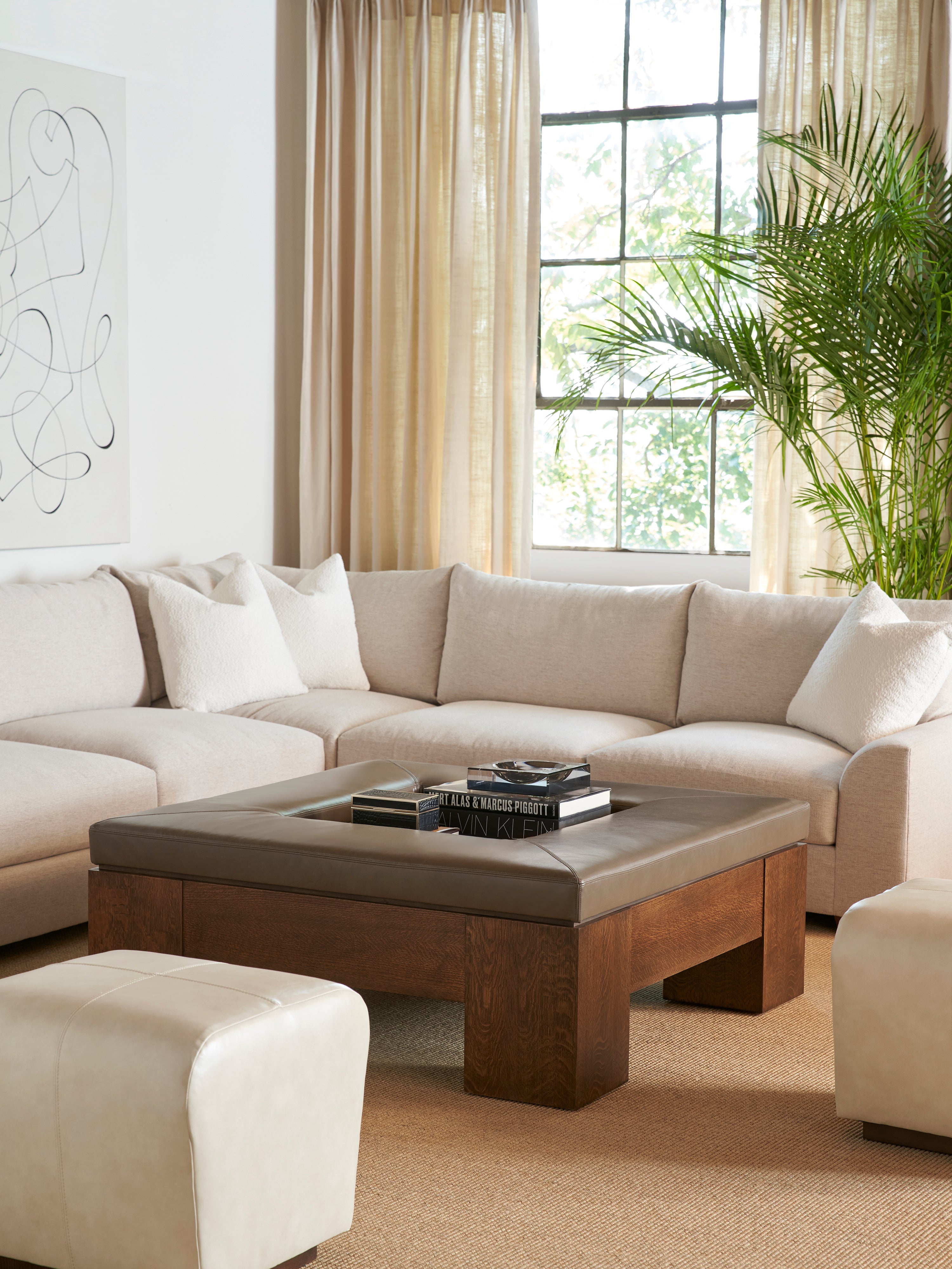 Vistage RAF Corner Sofa in Maple Solids - Hickory Chair