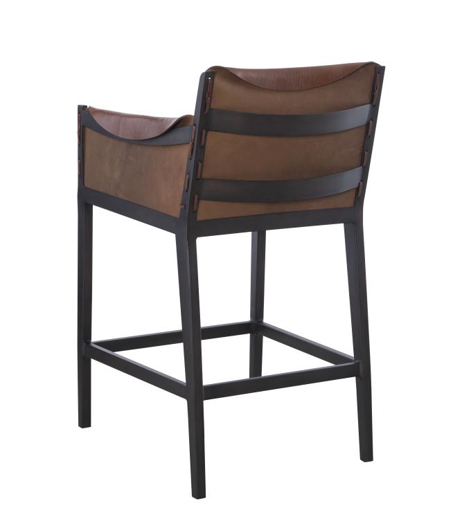 Gunnison Bar Stool- Brown  (25"D)