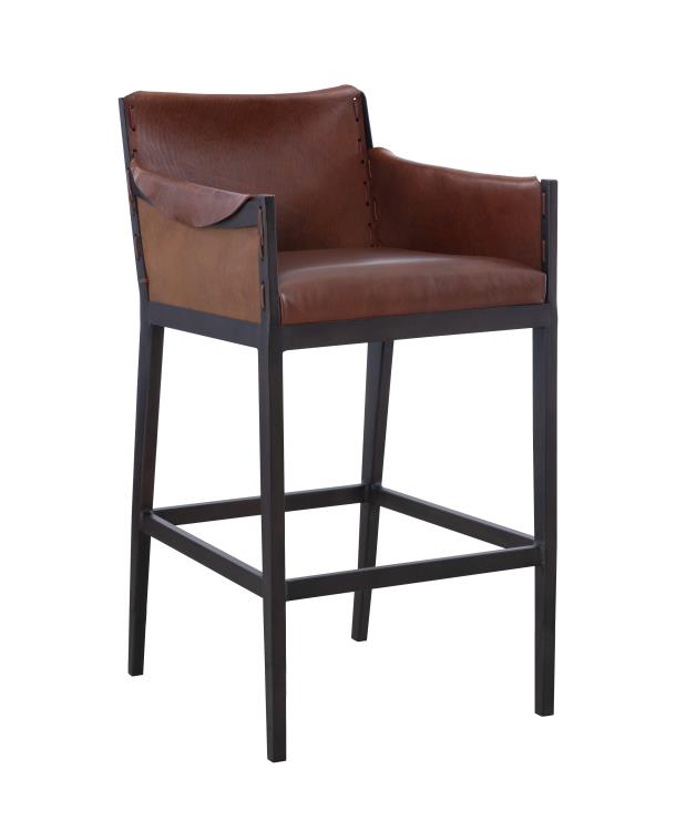 Gunnison Bar Stool- Brown  (25"D)