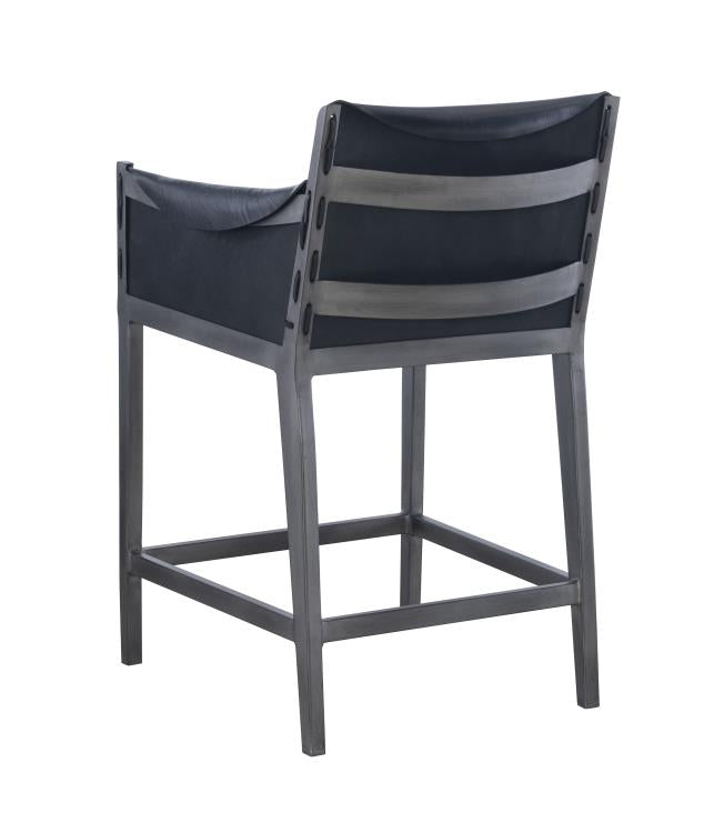 Gunnison Counter Stool - Black (25" D)