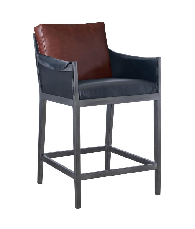 Gunnison Counter Stool - Black (25" D)