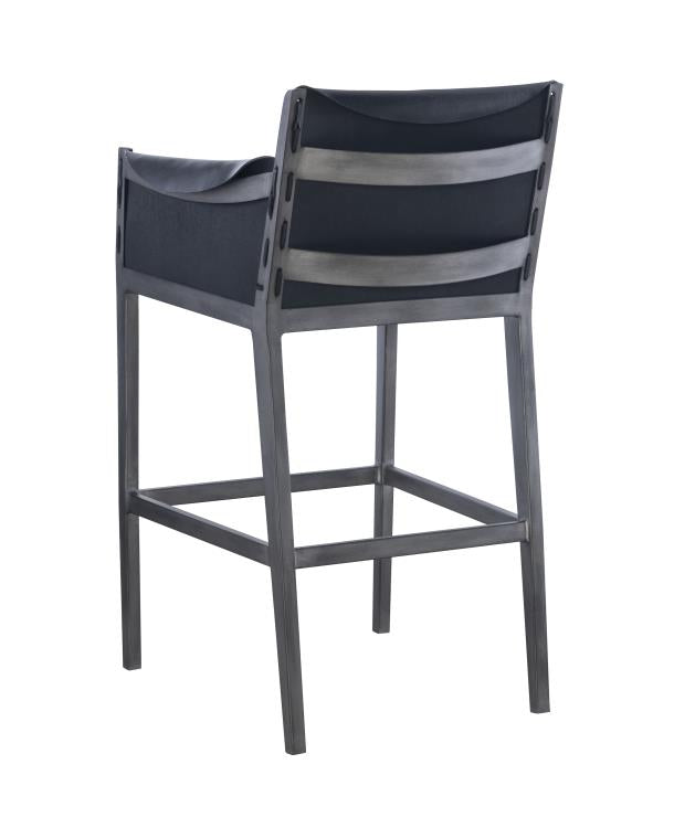 Gunnison Bar Stool - Black (25"D)