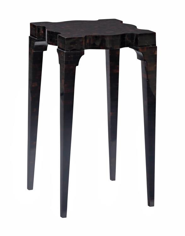 Marie Spot Table - Brown Pen Shell