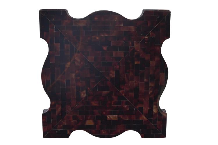 Marie Spot Table - Brown Pen Shell