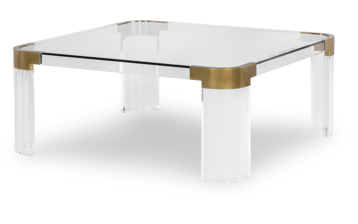 Table Carlson Acrylic Square Cocktail Table