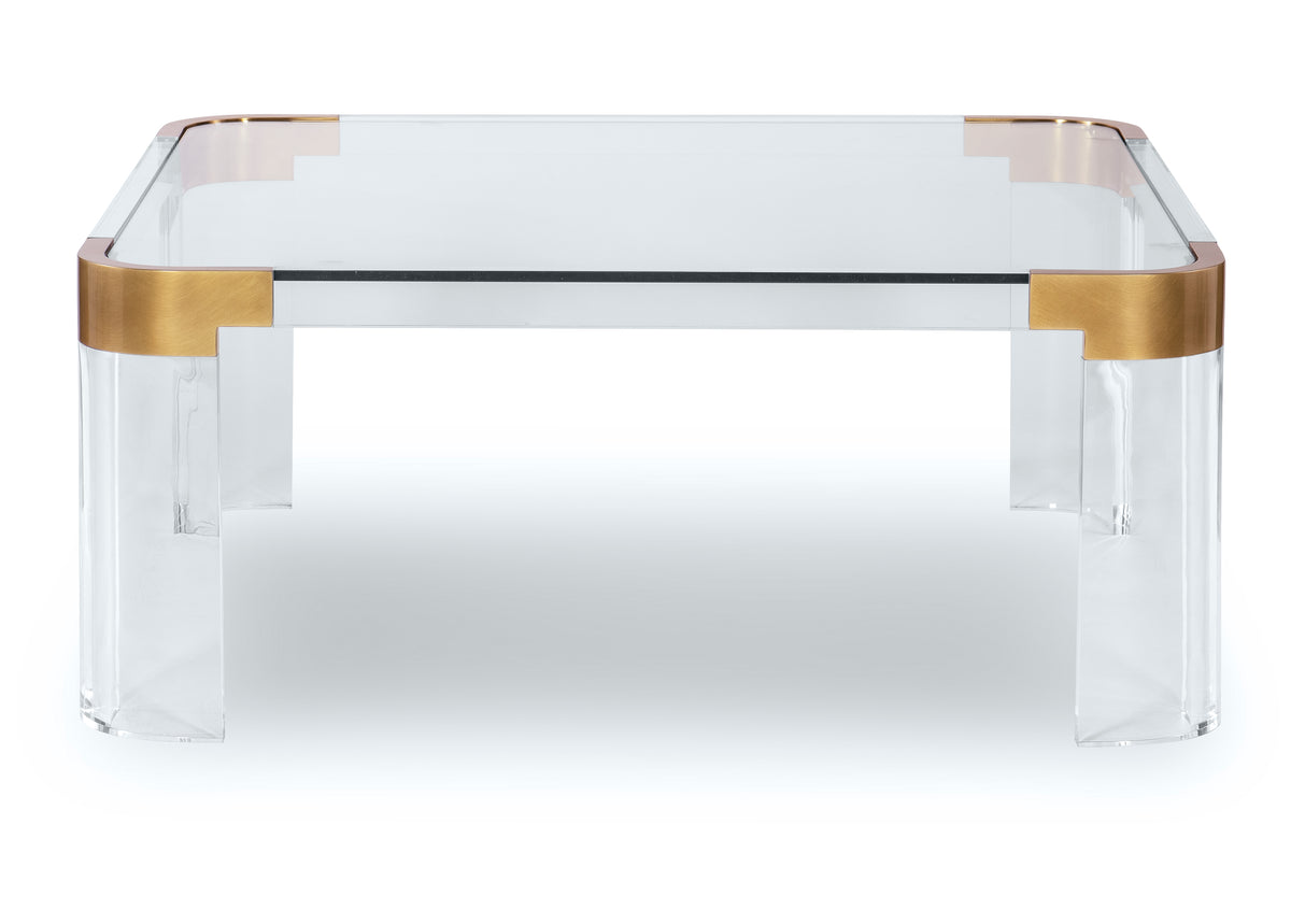 Table Carlson Acrylic Square Cocktail Table