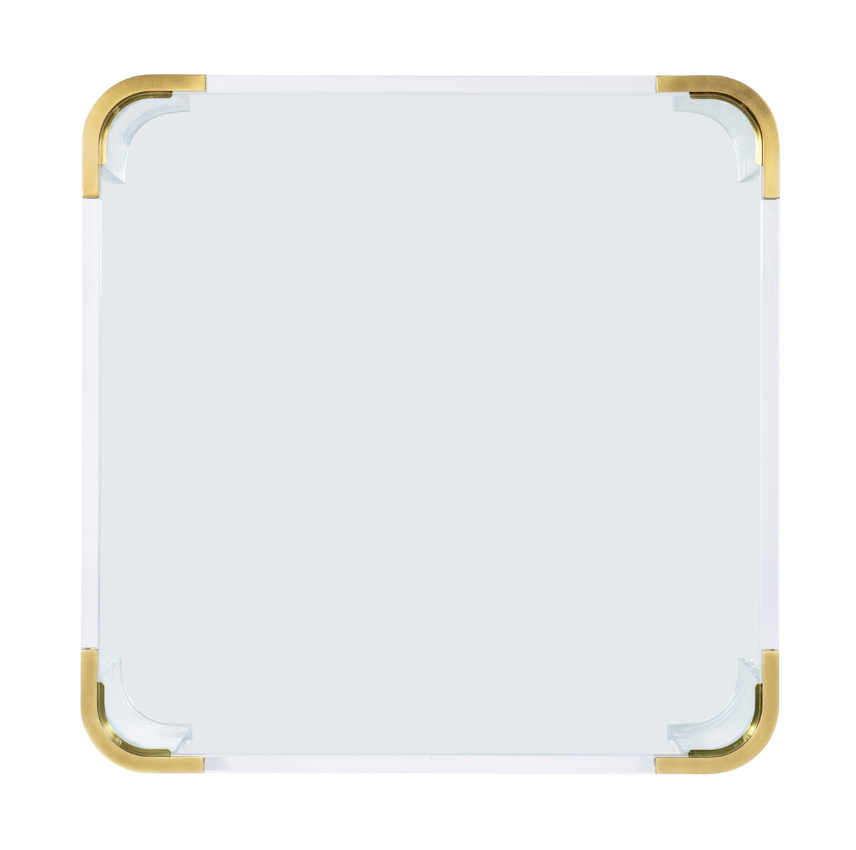 Table Carlson Acrylic Square Cocktail Table