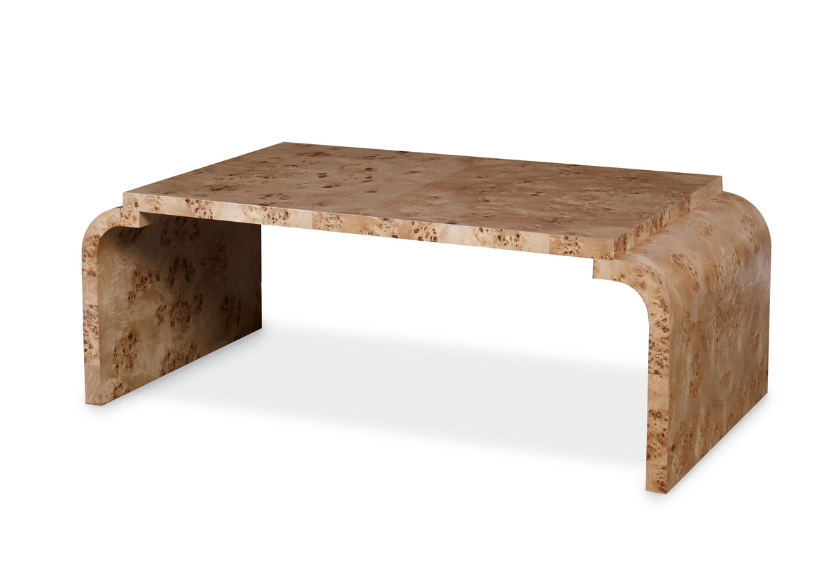 St. Pete Large Burl Cocktail Table