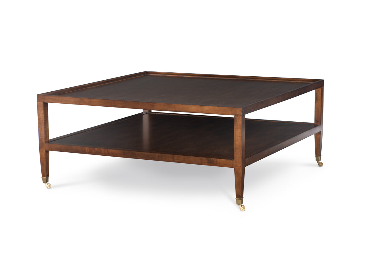 Curren Square Cocktail Table - Casters