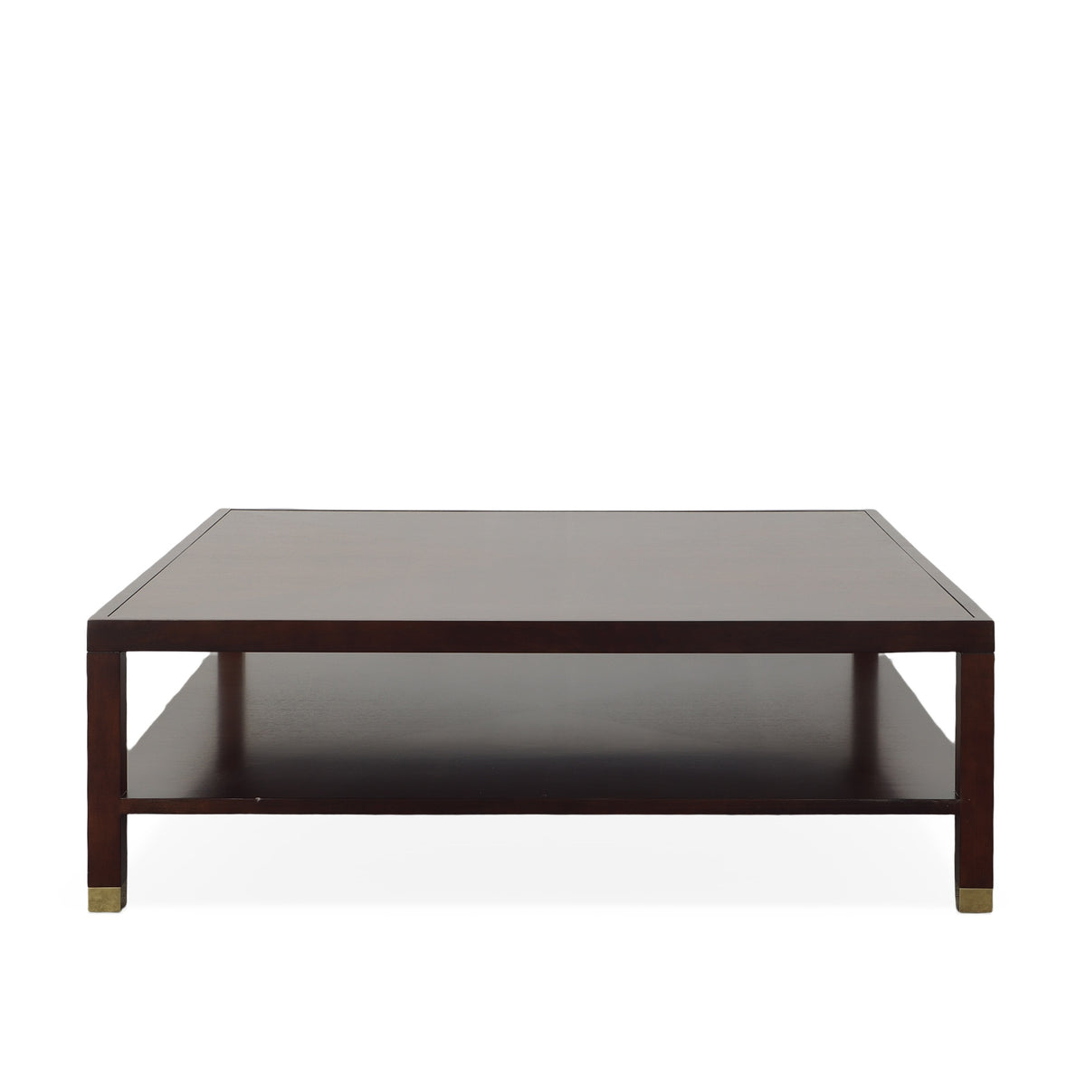 Trevor 54" Square Cocktail Table W/ Wood Top