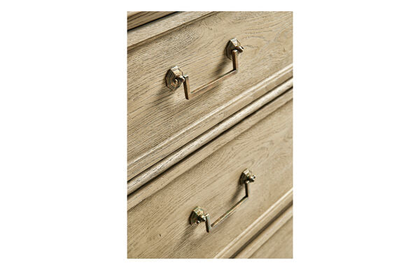 Kalpa Louis XVI Drawer Chest - Bleached Chestnut