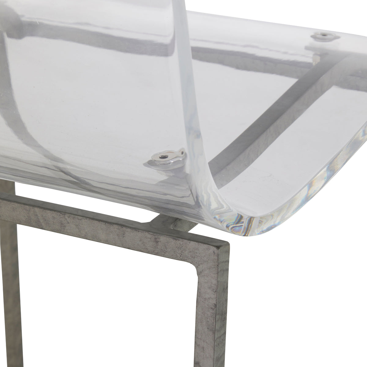 King 24.75' Counter Height Stool - Silver