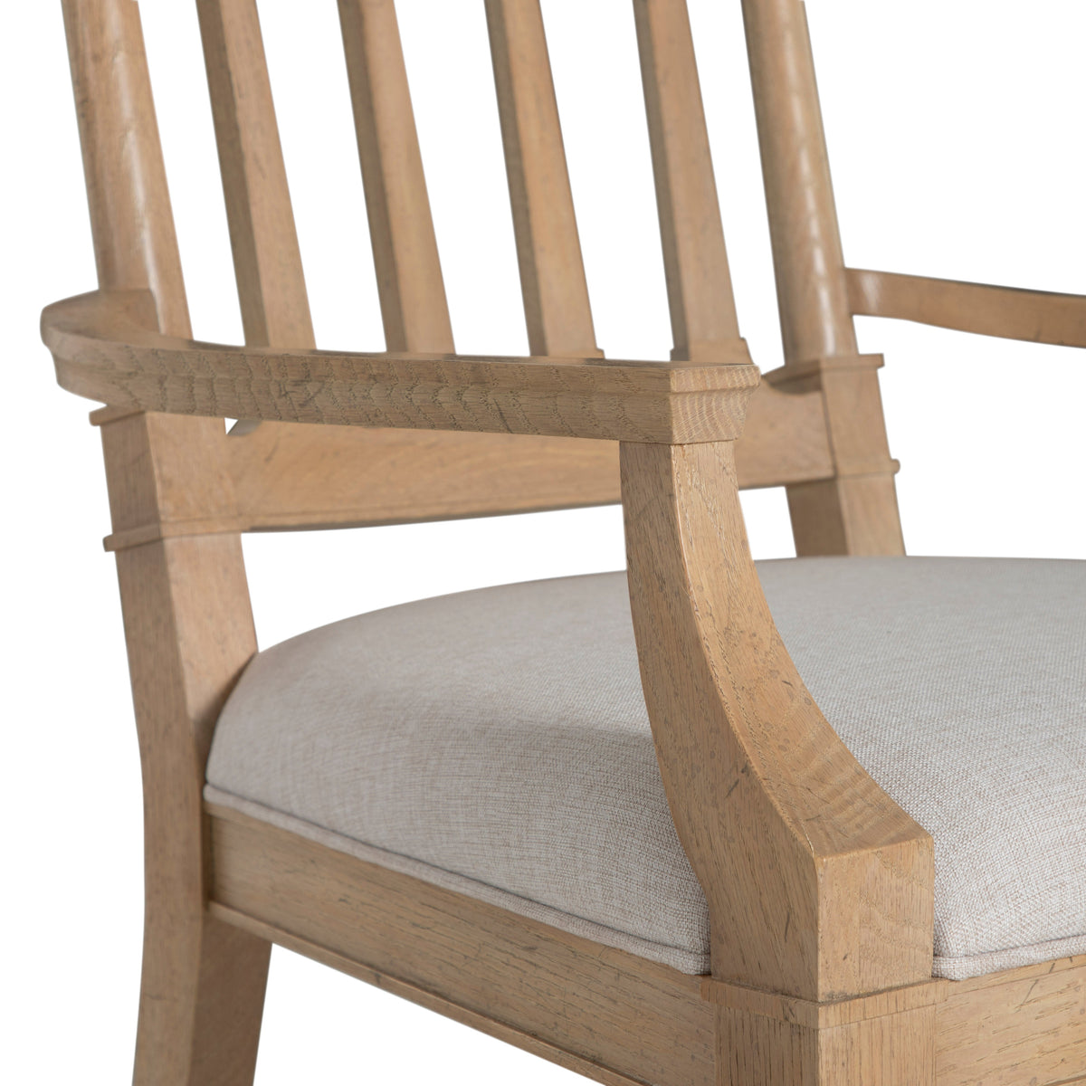 Mathis Dining Arm Chair - Rustic French Oak