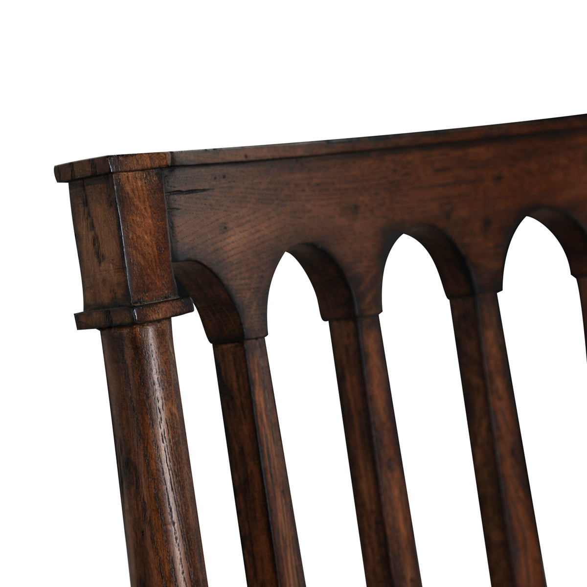 Mathis Dining Side Chair - Rustic Antique Oak