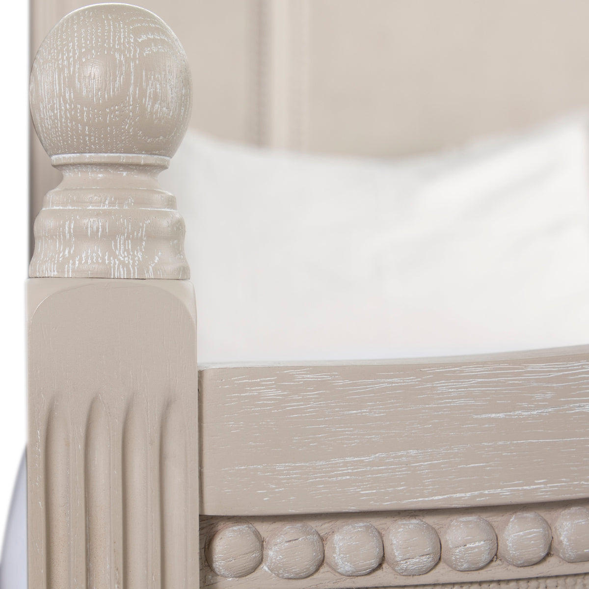 Caroline Queen Bed - White