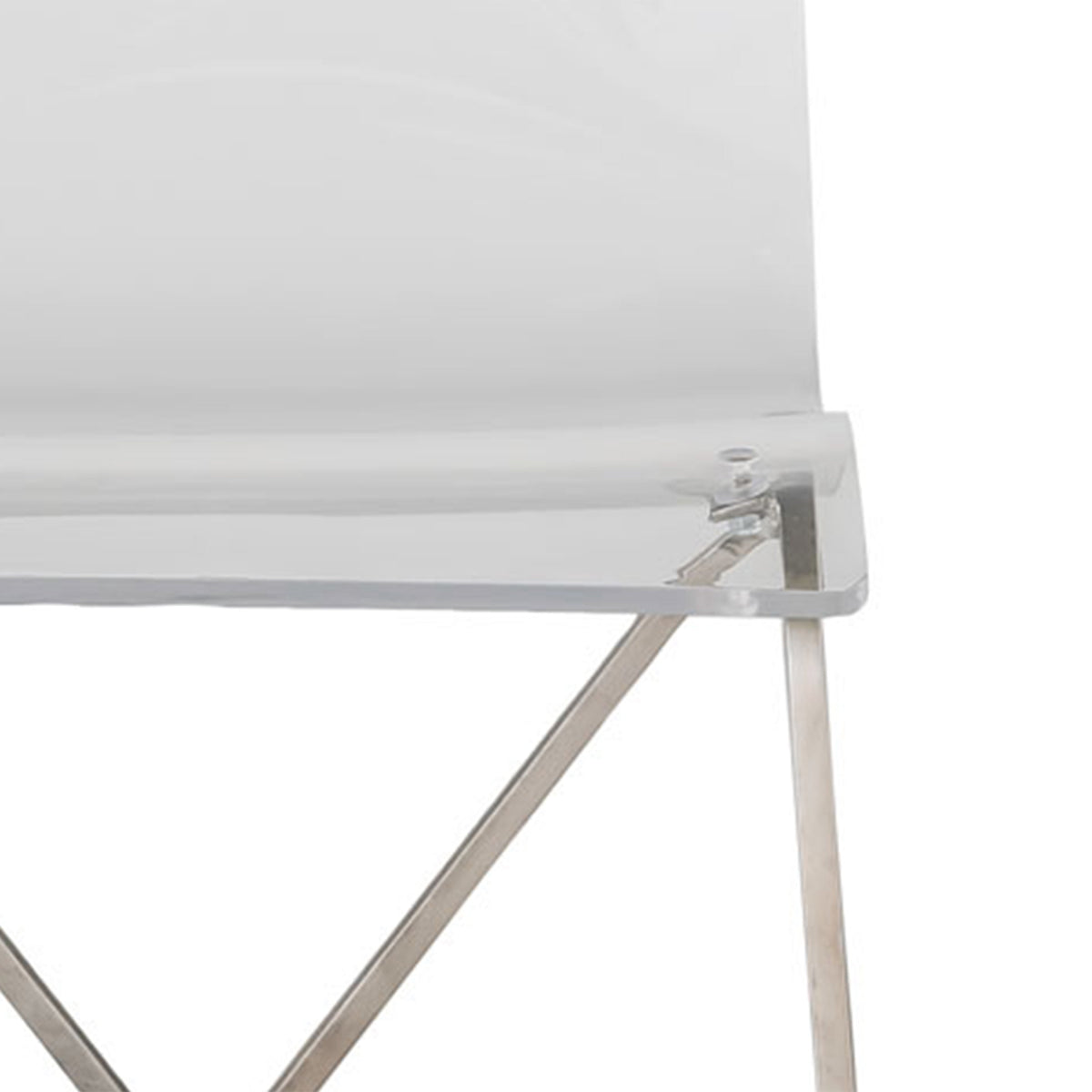 Johnson 24.75' Counter Height Stool - Silver