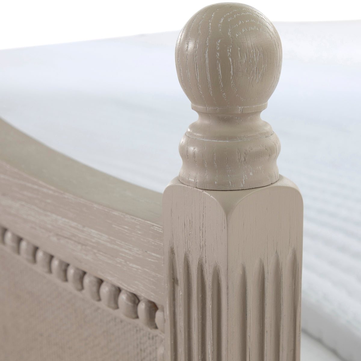 Caroline Queen Bed - White