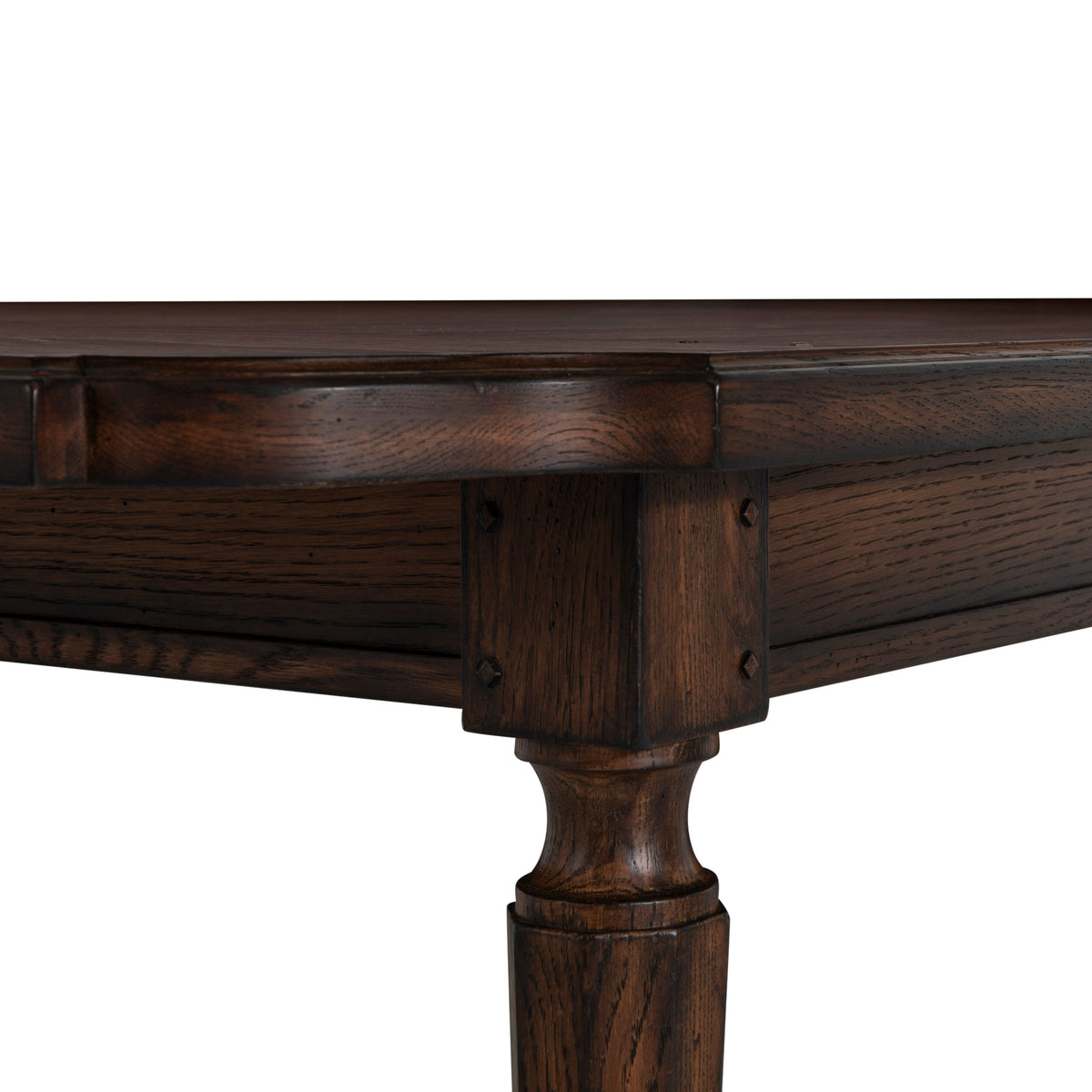 Mathis Extension Dining Table - Rustic Antique Oak