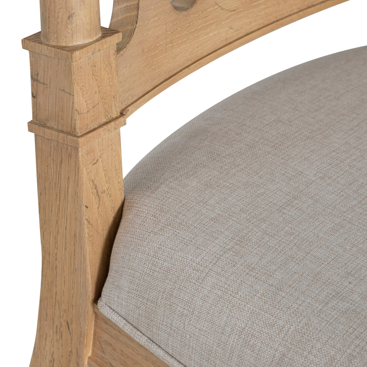 Mathis Dining Side Chair - Rustic French Oak