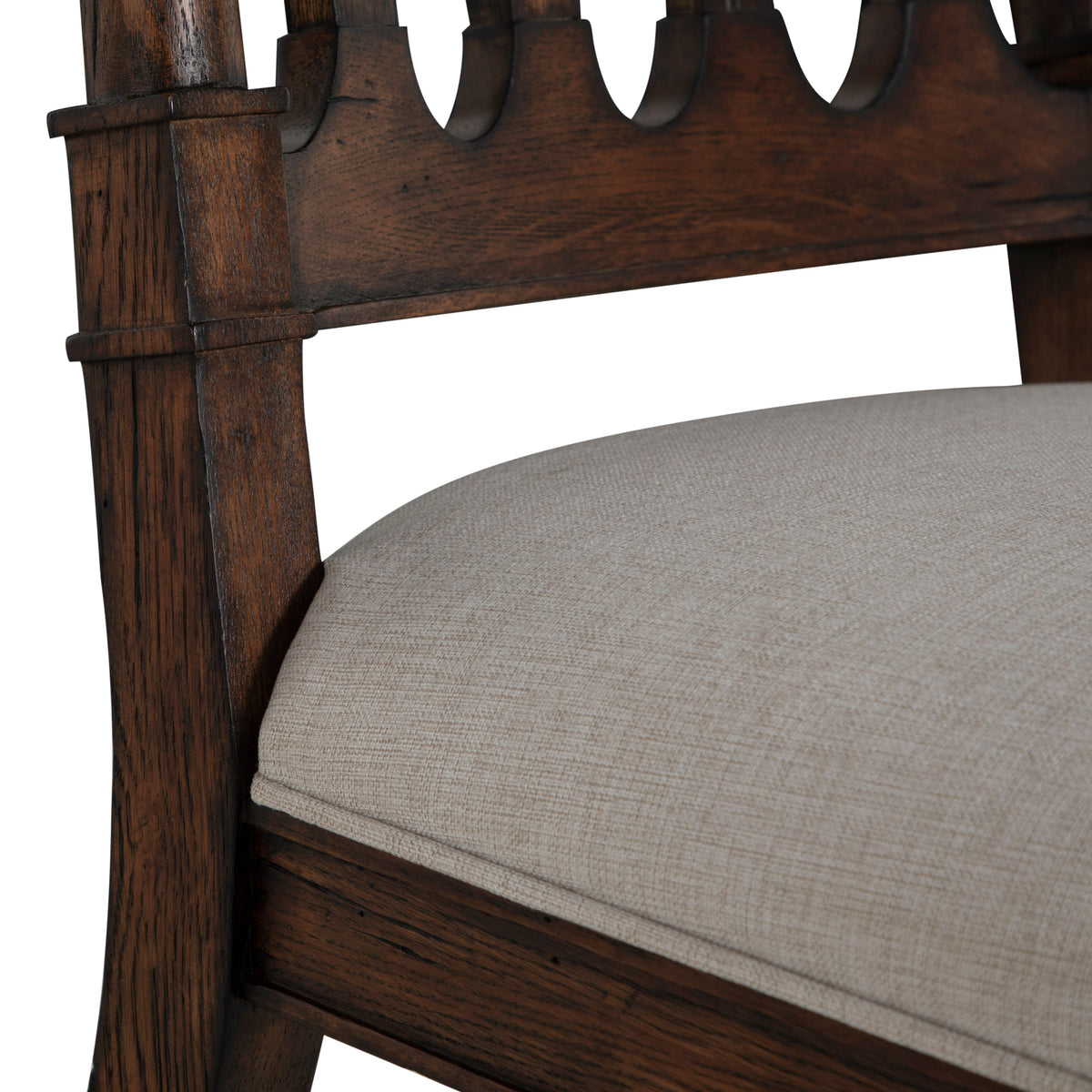 Mathis Dining Side Chair - Rustic Antique Oak