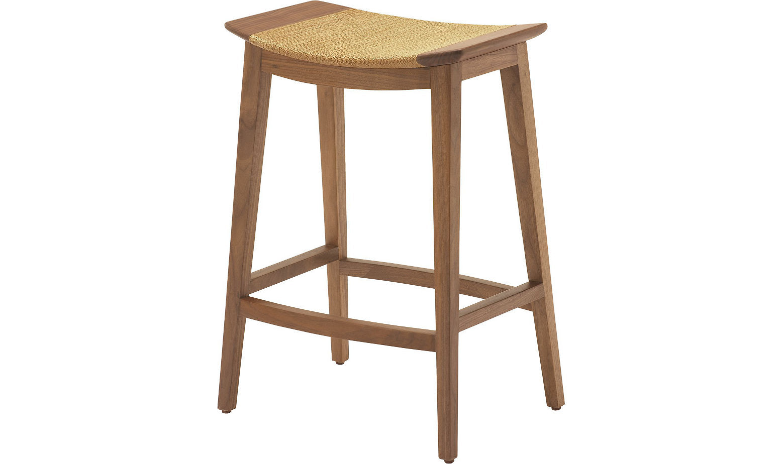 Curved Walnut Counter Stool – Bar & Counter Stools by Baker Furniture | Sutter & Vale