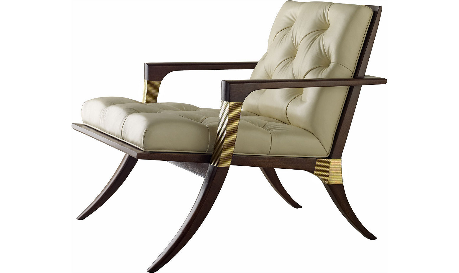 Athens Lounge Chair (Tufted) – Accent Chairs by Baker Furniture | Sutter & Vale