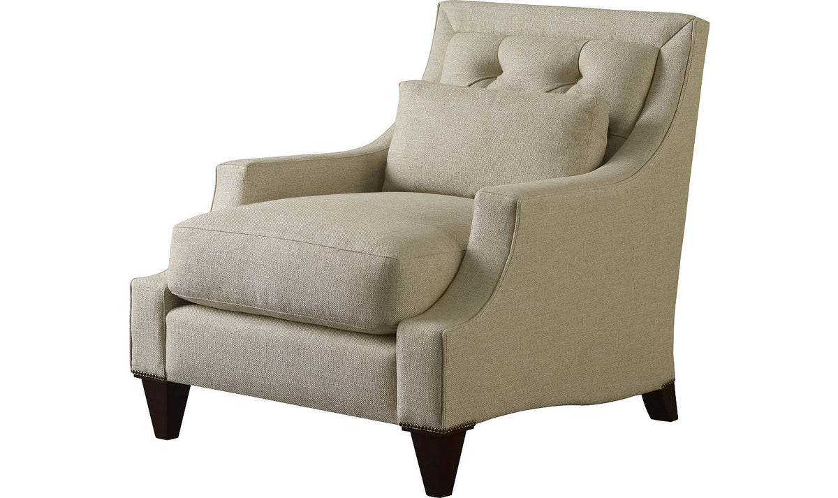 Max Tufted Club Chair – Accent Chairs by Baker Furniture | Sutter & Vale