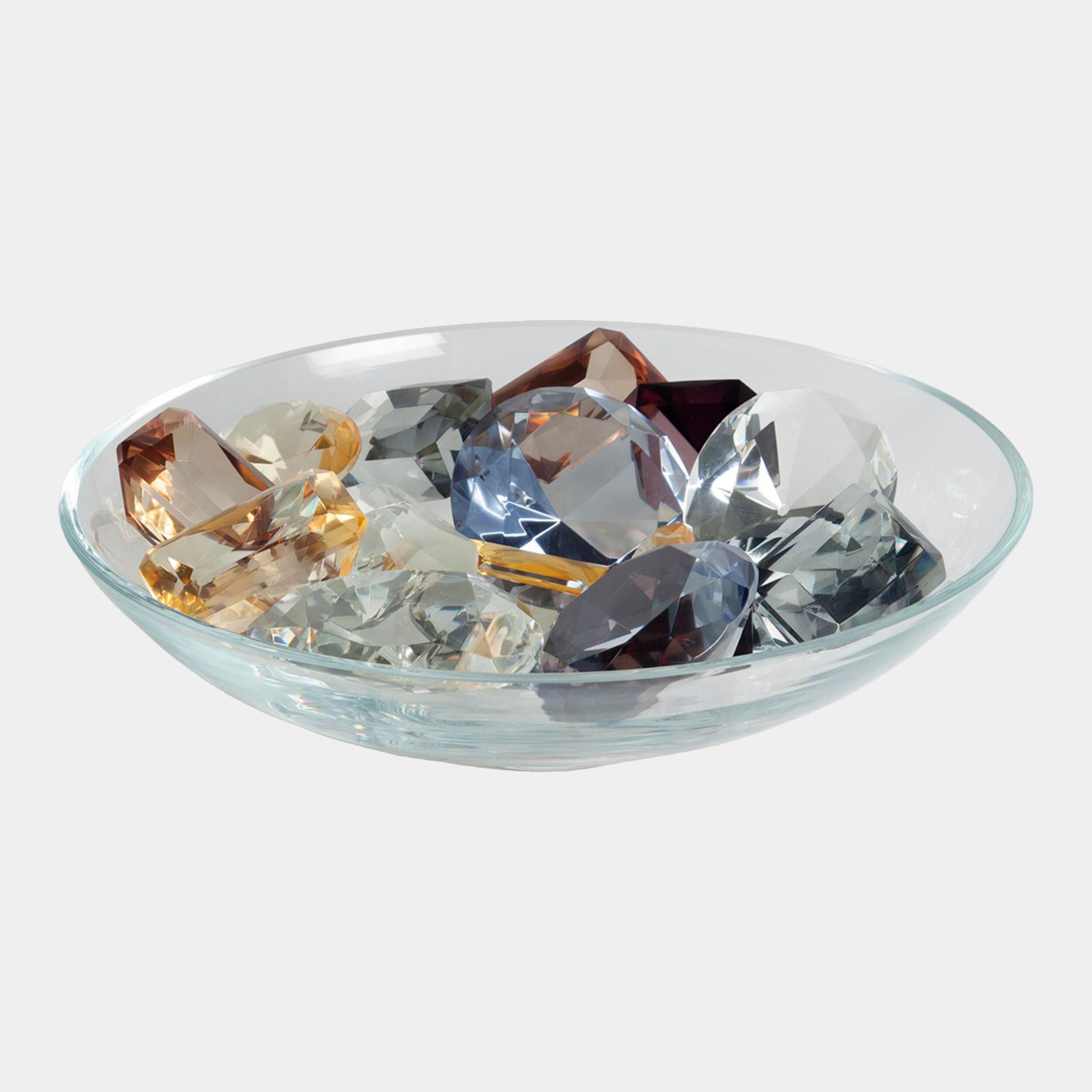 Clear Bowl w/ Oxford Jewels